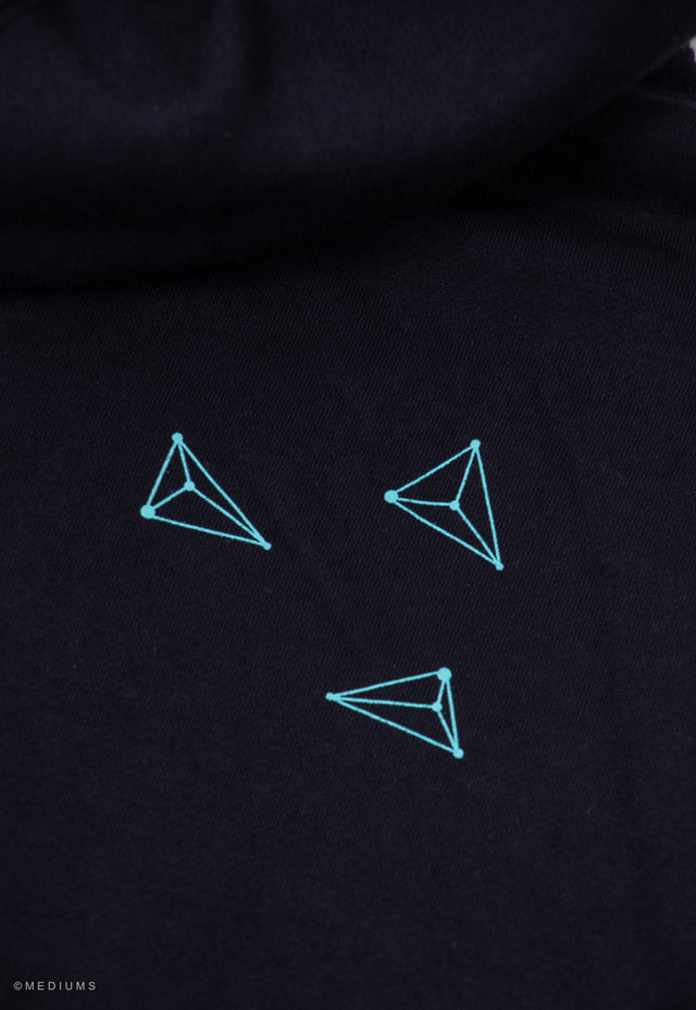 High End Logo Hoodie - Navy