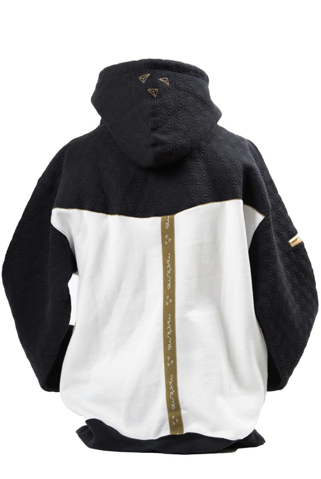Mediums Collective Quilted Cut & Sew Hoodie - Navy