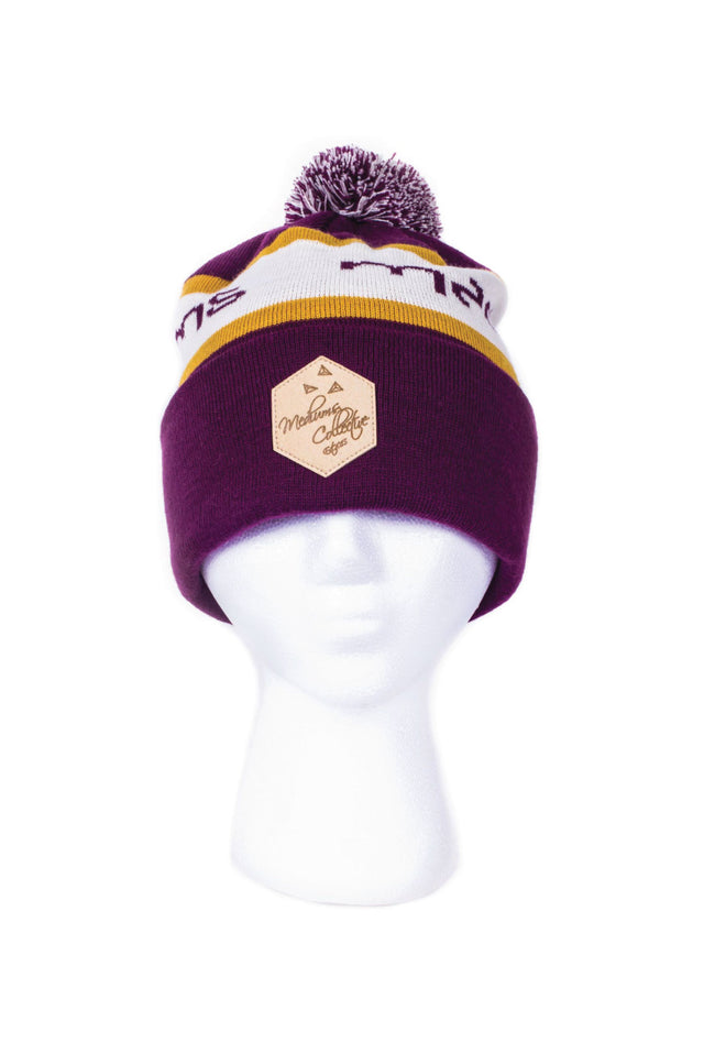 Signature Script Beanie - Raspberry