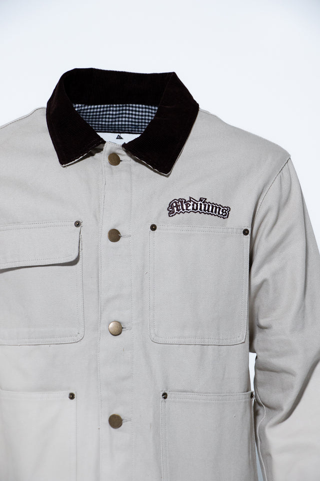 Familia Canvas Workwear Mediums Jacket - Off White