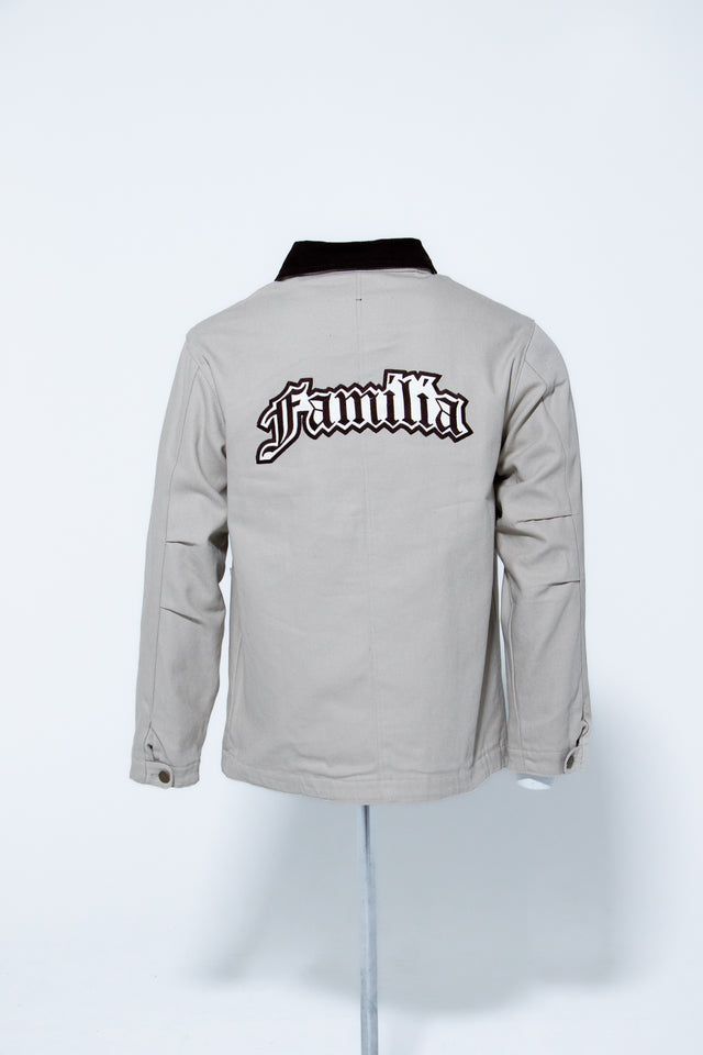 Familia Canvas Workwear Mediums Jacket - Off White