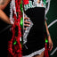 Mediums 1 of 1 Mexico Laced Halter Mini Dress - Black
