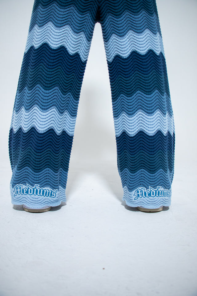 Crochet Mediums Pants - Pacific Blue