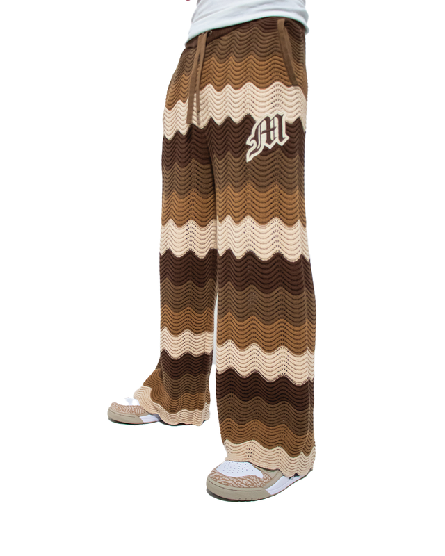 Crochet Mediums Pants - Brown