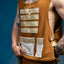 Mediums Collective Signature Brown Fleece Vest & Cargo Shorts Set