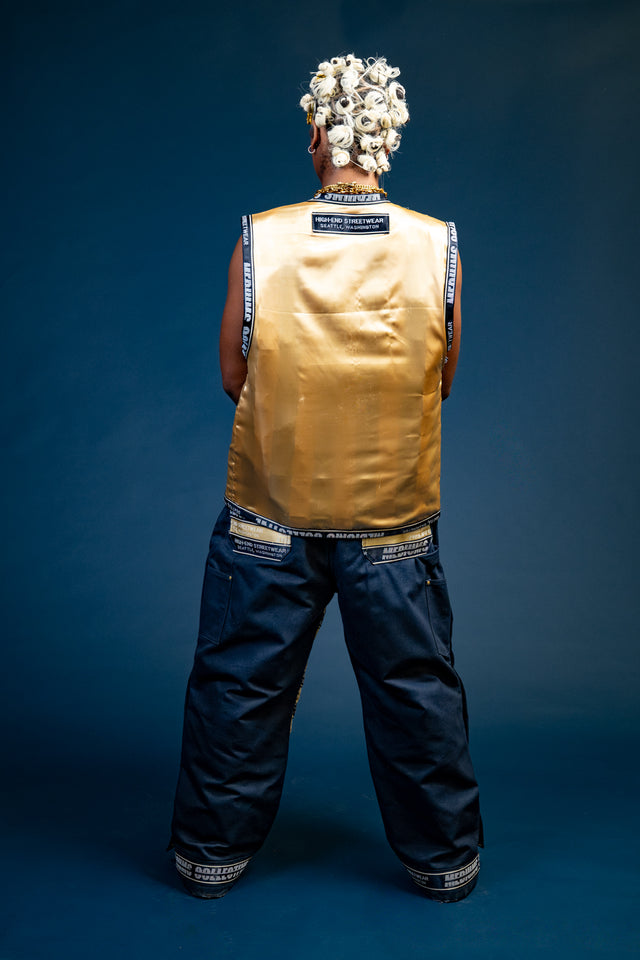 Mediums Collective Reworked Reflective Tape Overall & Vest Set (1 of 1)