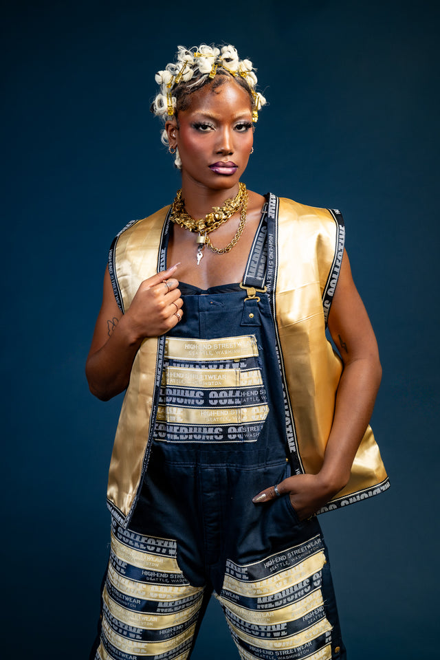 Mediums Collective Reworked Reflective Tape Overall & Vest Set (1 of 1)