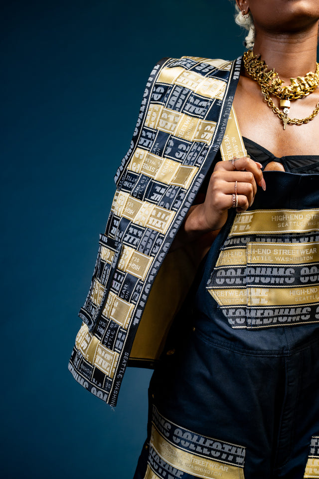 Mediums Collective Reworked Reflective Tape Overall & Vest Set (1 of 1)