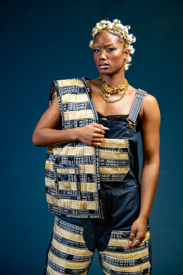 Mediums Collective Reworked Reflective Tape Overall & Vest Set (1 of 1)