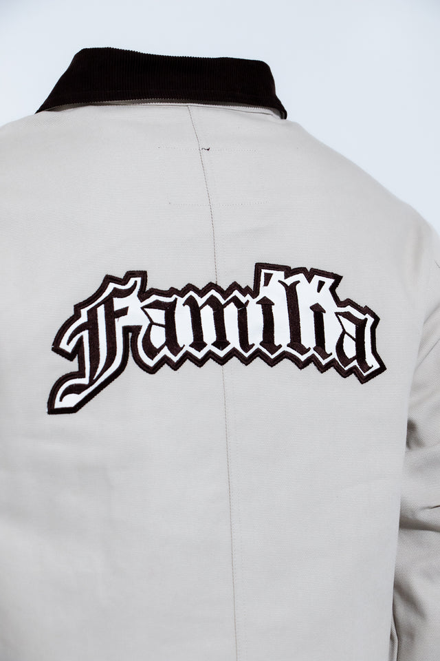 Familia Canvas Workwear Mediums Jacket - Off White