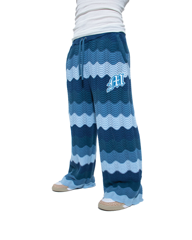 Crochet Mediums Pants - Pacific Blue