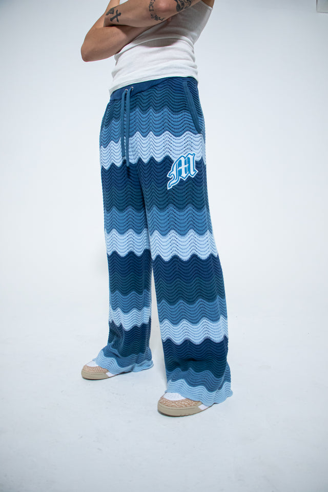 Crochet Mediums Pants - Pacific Blue