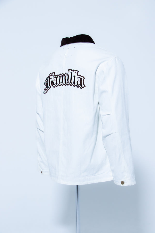 Familia Canvas Workwear Mediums Jacket - White