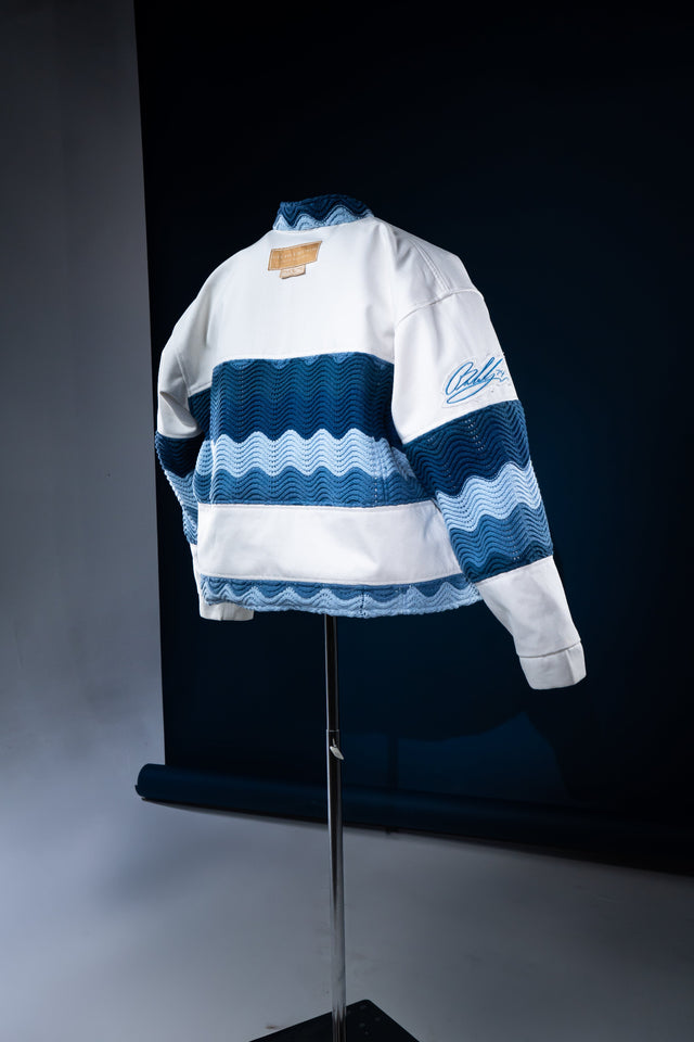 Mediums Collective Blue Crochet Jacket - 1of1 - XL
