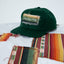 Zerape Mediums Patchwork SnapBack Hat - Pine Green