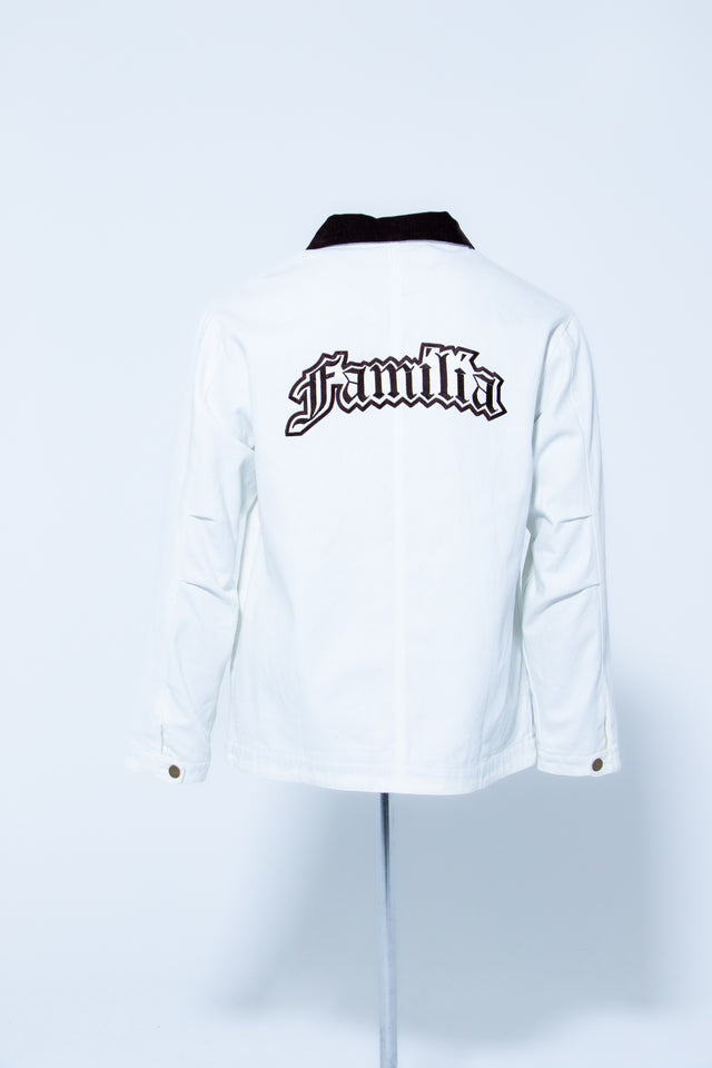 Familia Canvas Workwear Mediums Jacket - White