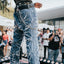 1-of-1 Custom Denim Mediums Pants - L