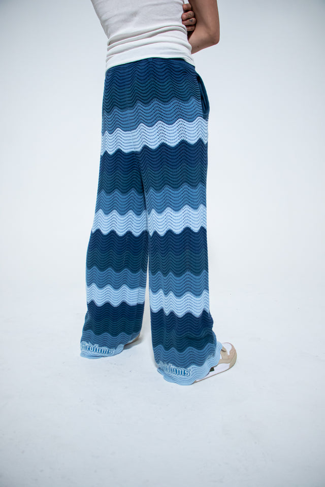 Crochet Mediums Pants - Pacific Blue