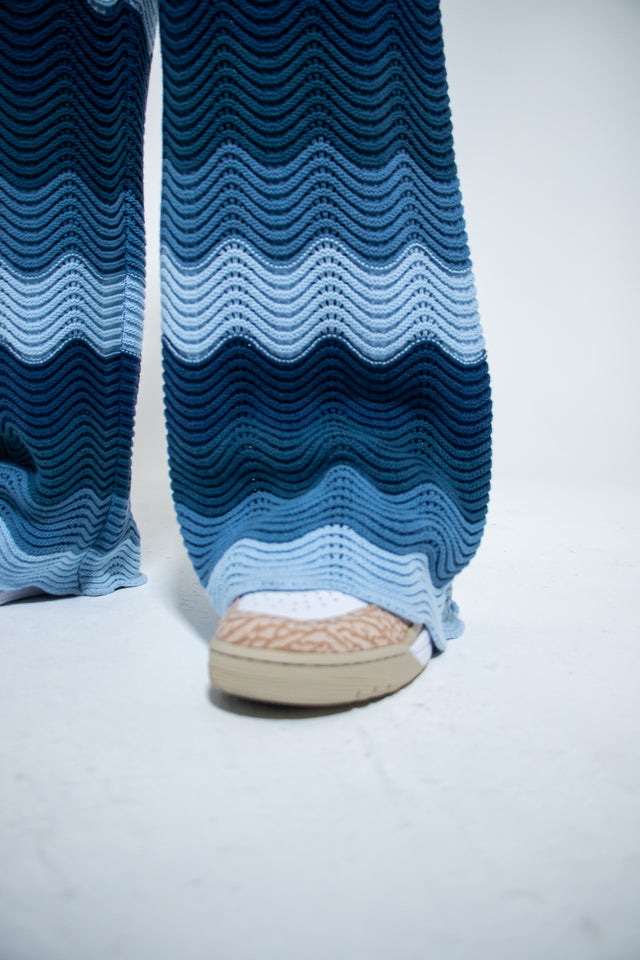 Crochet Mediums Pants - Pacific Blue