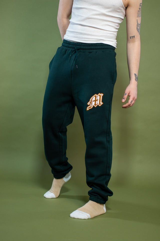 Mediums Old English Sweatpants - Forest Green