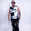 Mediums Collective Tactical Patchwork Fleece Vest - Sz L