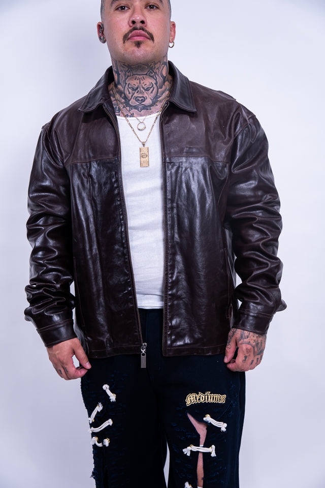Mediums Collective SEA 206 Leather Jacket - Sz L