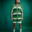 Green Knitted Crochet Tops - Mens