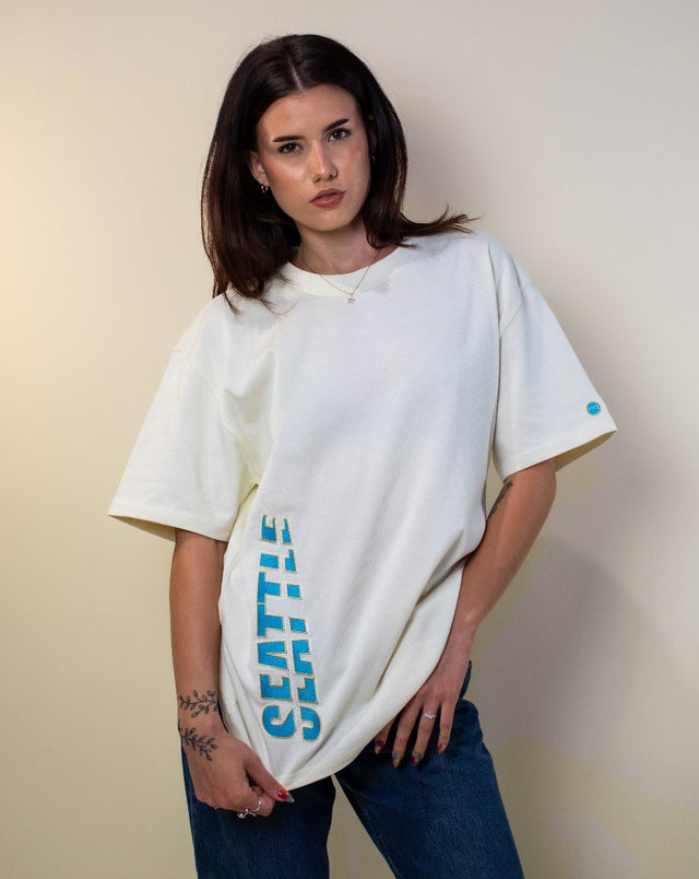 Mediums Collective Seattle Tee - Cream