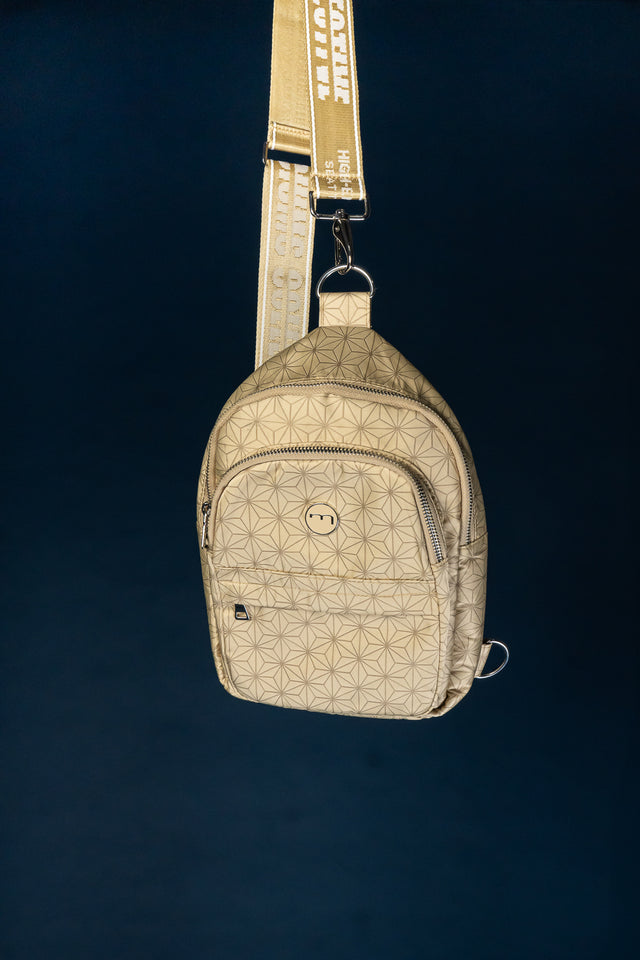 Main Crossbody Shoulder Belt Bag - Gold