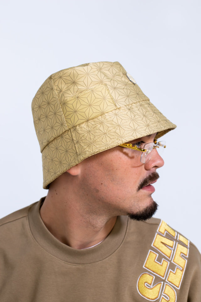 Mediums Collective Nylon Bucket Hat - Gold