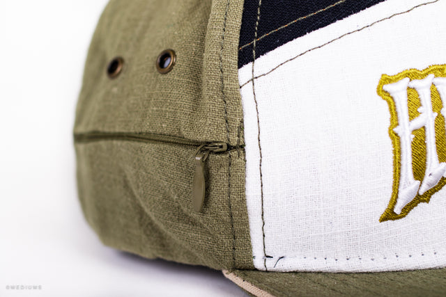 Hempfest 7 Panel Hat - Olive