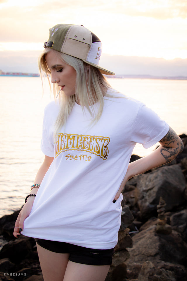 Seattle Hempfest T'shirt - White