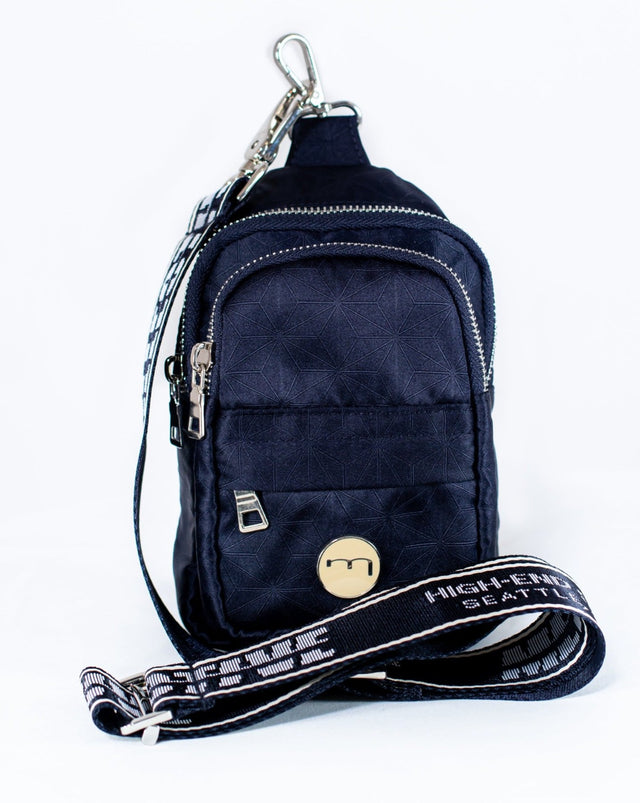 Mini Crossbody Shoulder Belt Bag - Dark Navy Blue